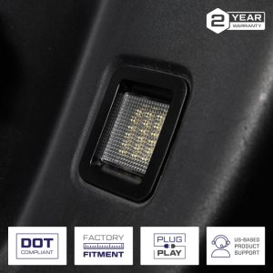 Ford F-150 License Plate Lights - FORM Lighting - LED - Cool White - 2015
